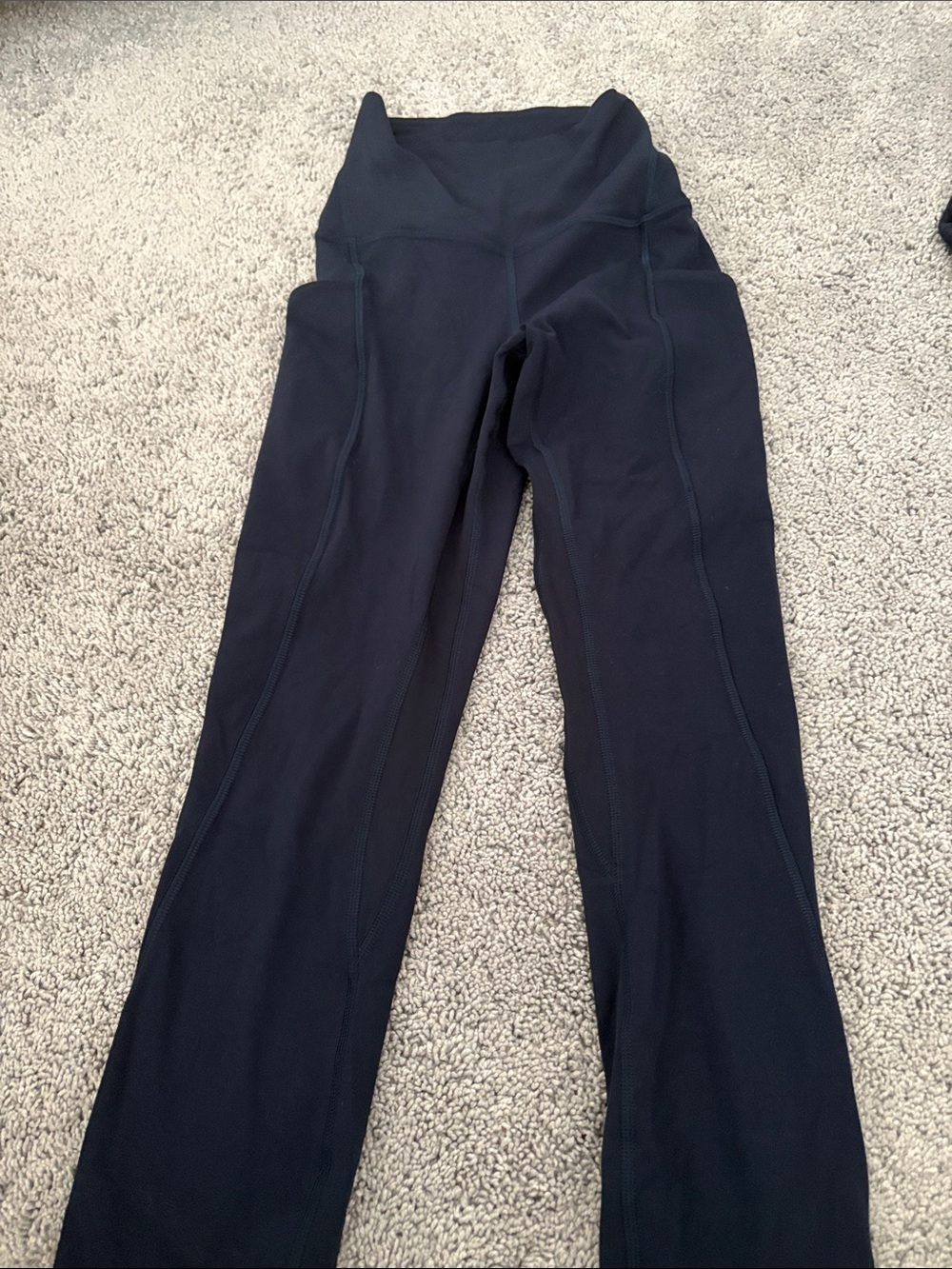 lululemon athletica Black High-Rise Leggings with Side Pockets